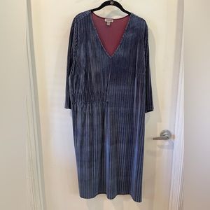 Chelsea28 Blue Velvet Dress